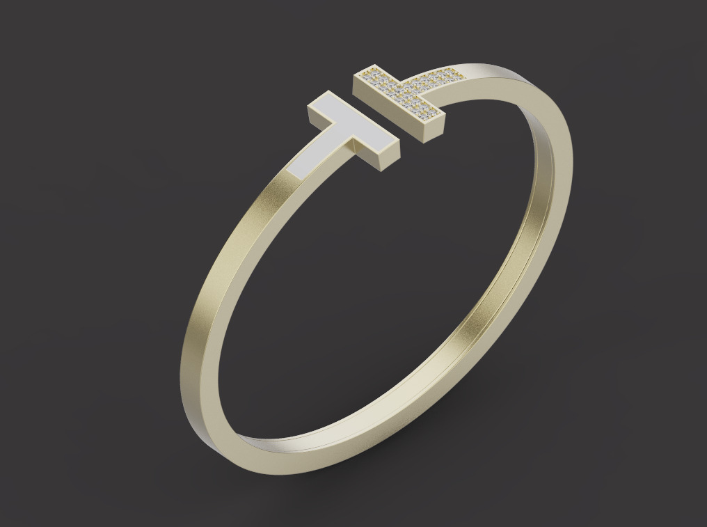 Bracelet 67246 3D print model_3