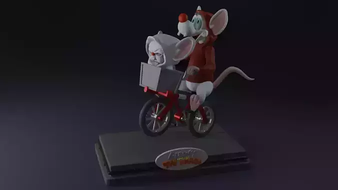 ET Pinky and the Brain 3D print model