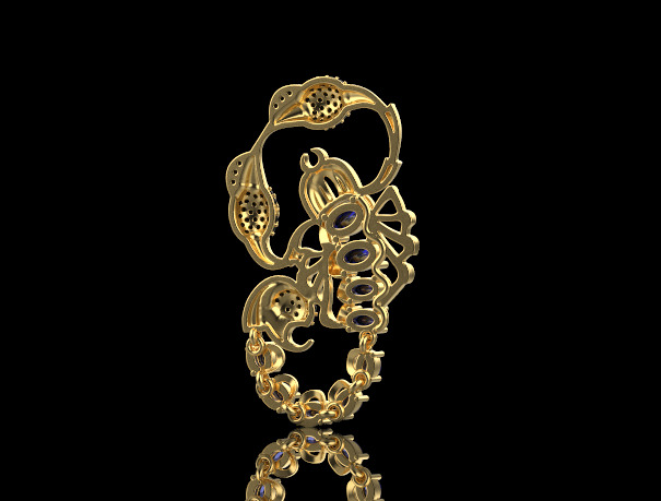 Scorpion Pendant 29075 3D print model_5