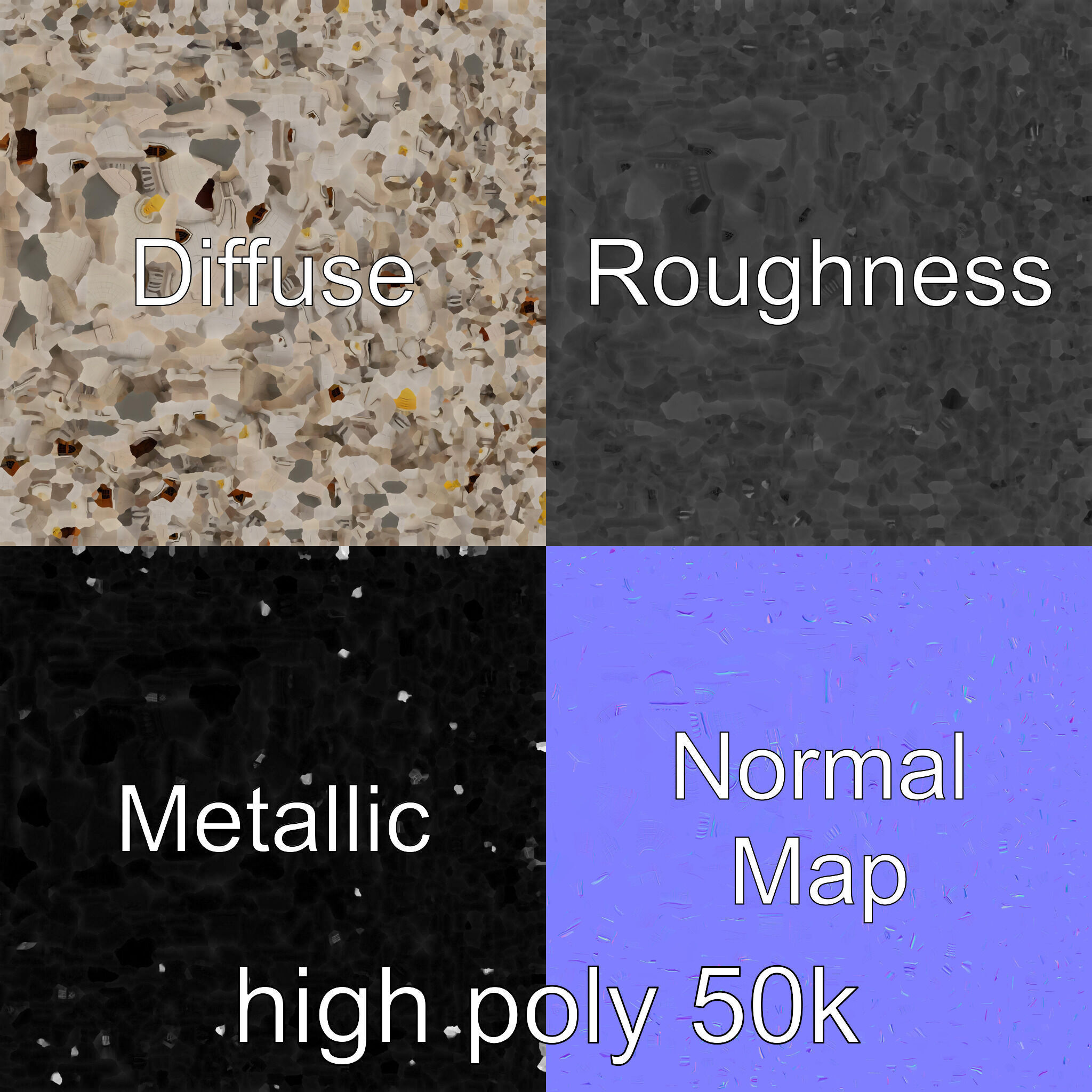 Grand Mosque Architectural Model Pack Low-poly 3D model_1