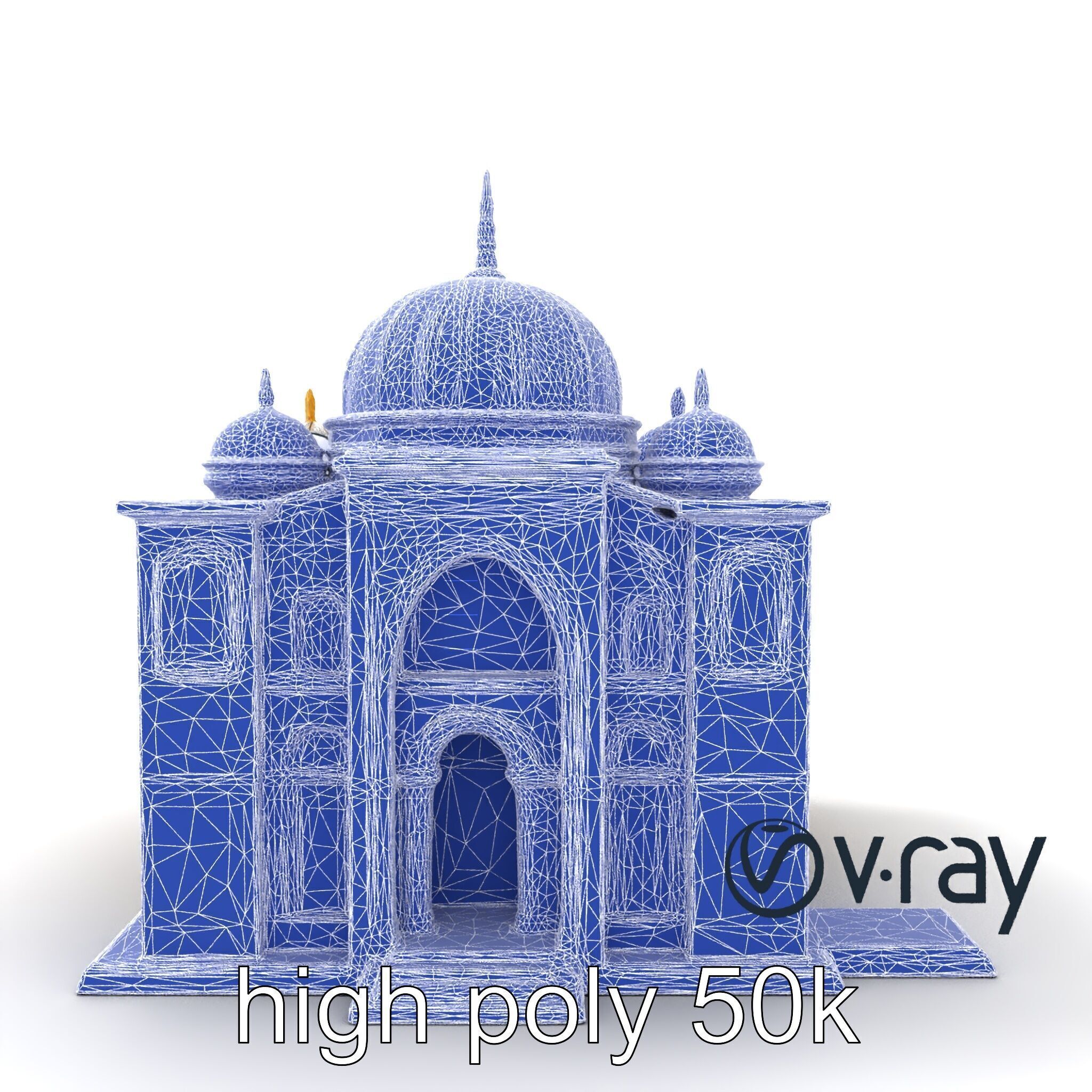 Islamic Mosque Architecture Model Pack Low-poly 3D model_14