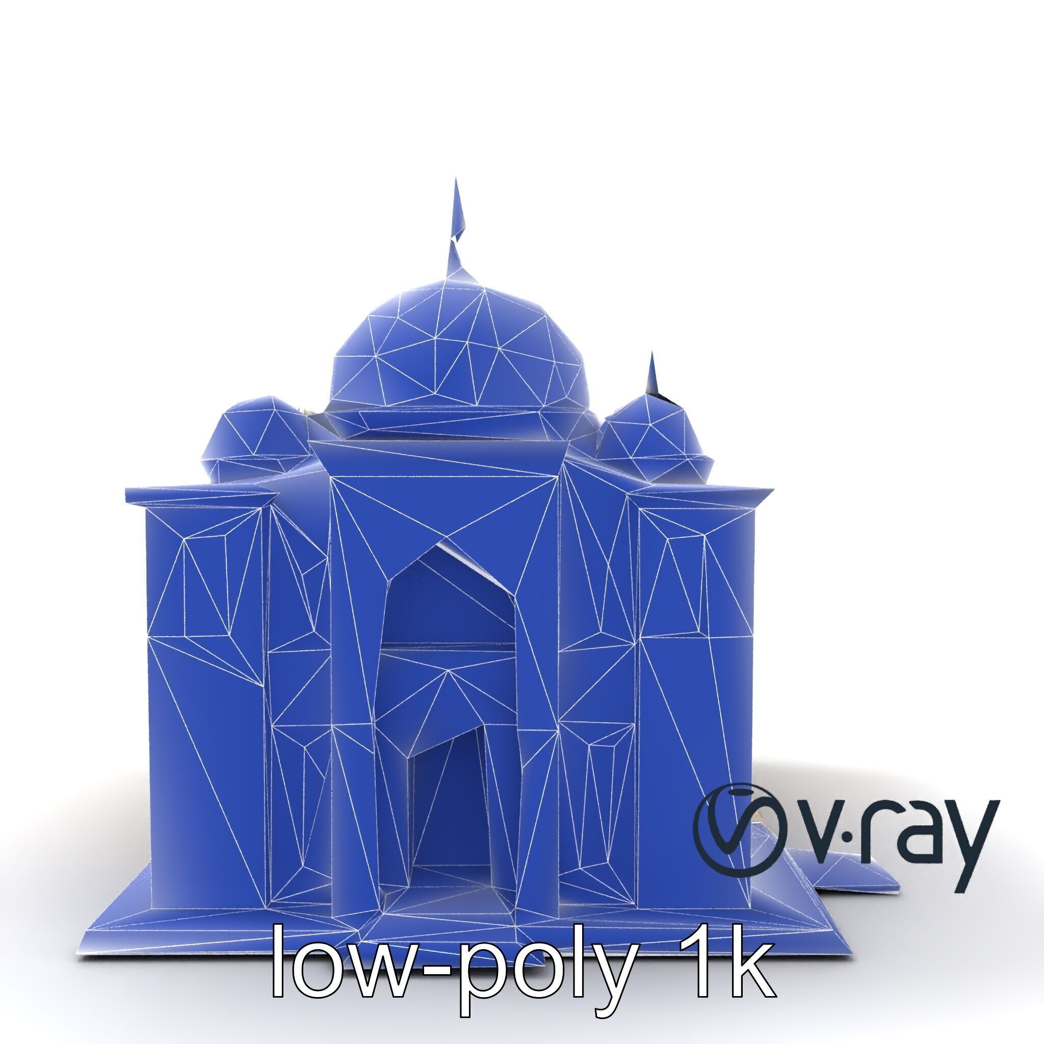 Islamic Mosque Architecture Model Pack Low-poly 3D model_13
