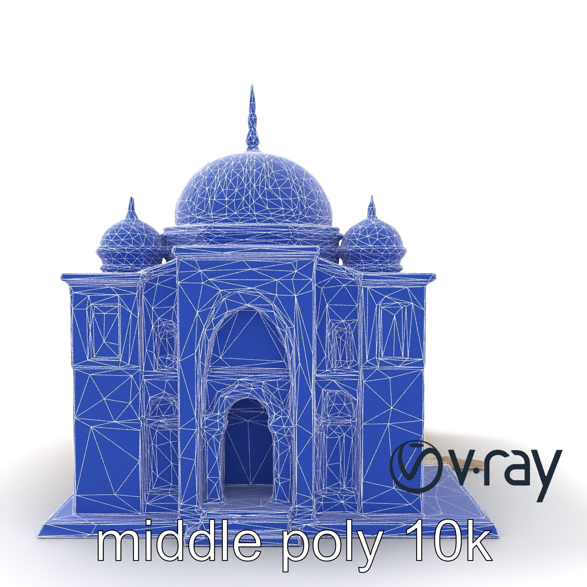 Islamic Mosque Architecture Model Pack Low-poly 3D model_20
