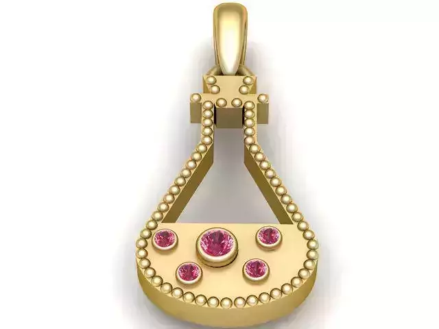 FLAS DIAMOND PENDANT 3D PRINTABLE MODEL 