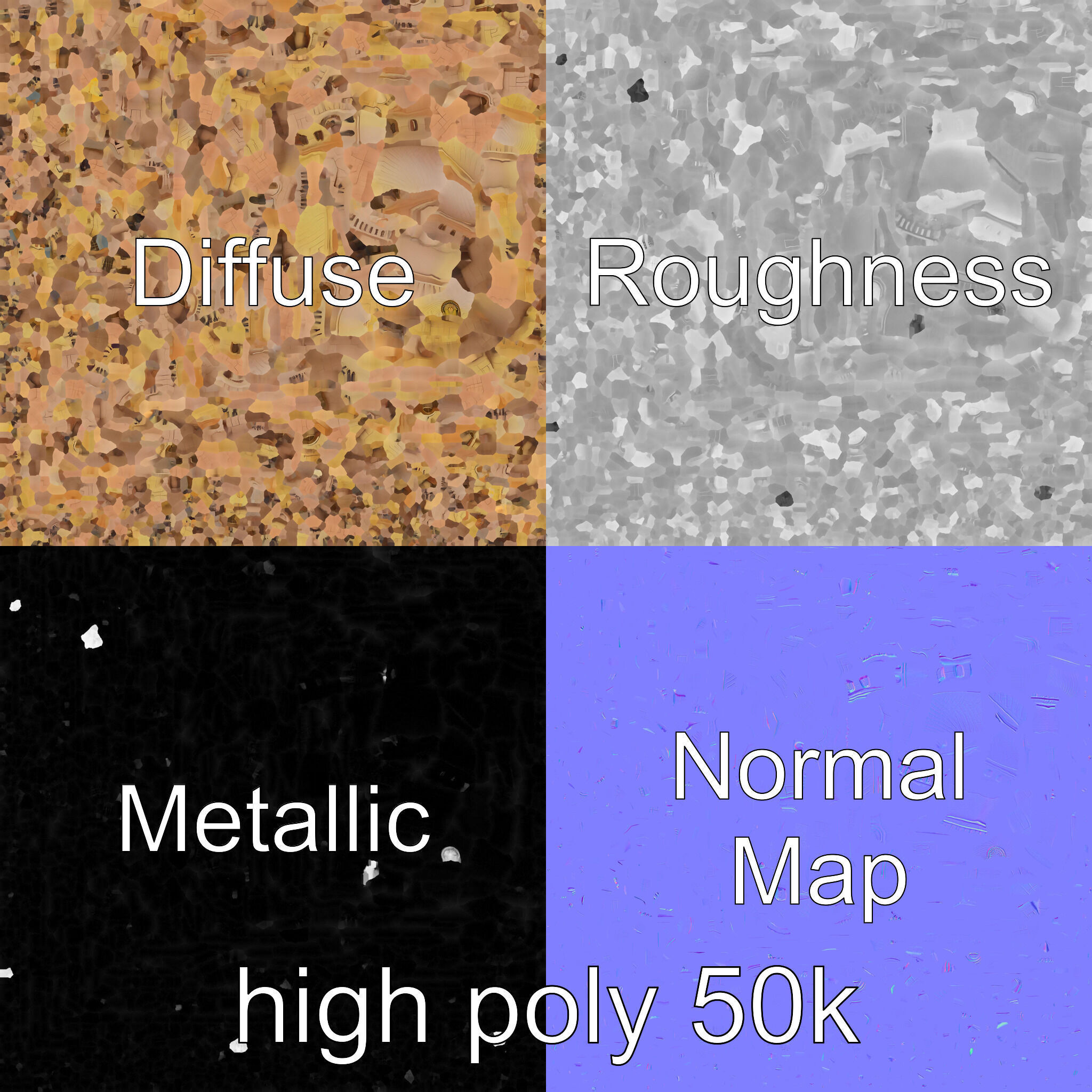 Detailed Mosque Architectural Model Pack Low-poly 3D model_1