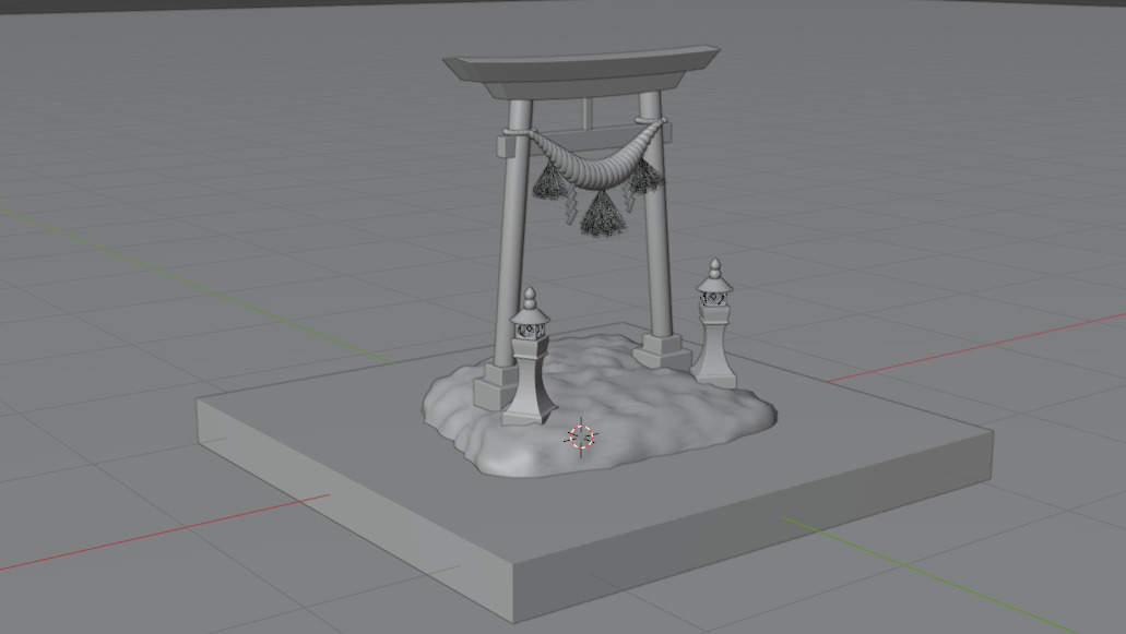 Shrine on the Sea 3D model_2