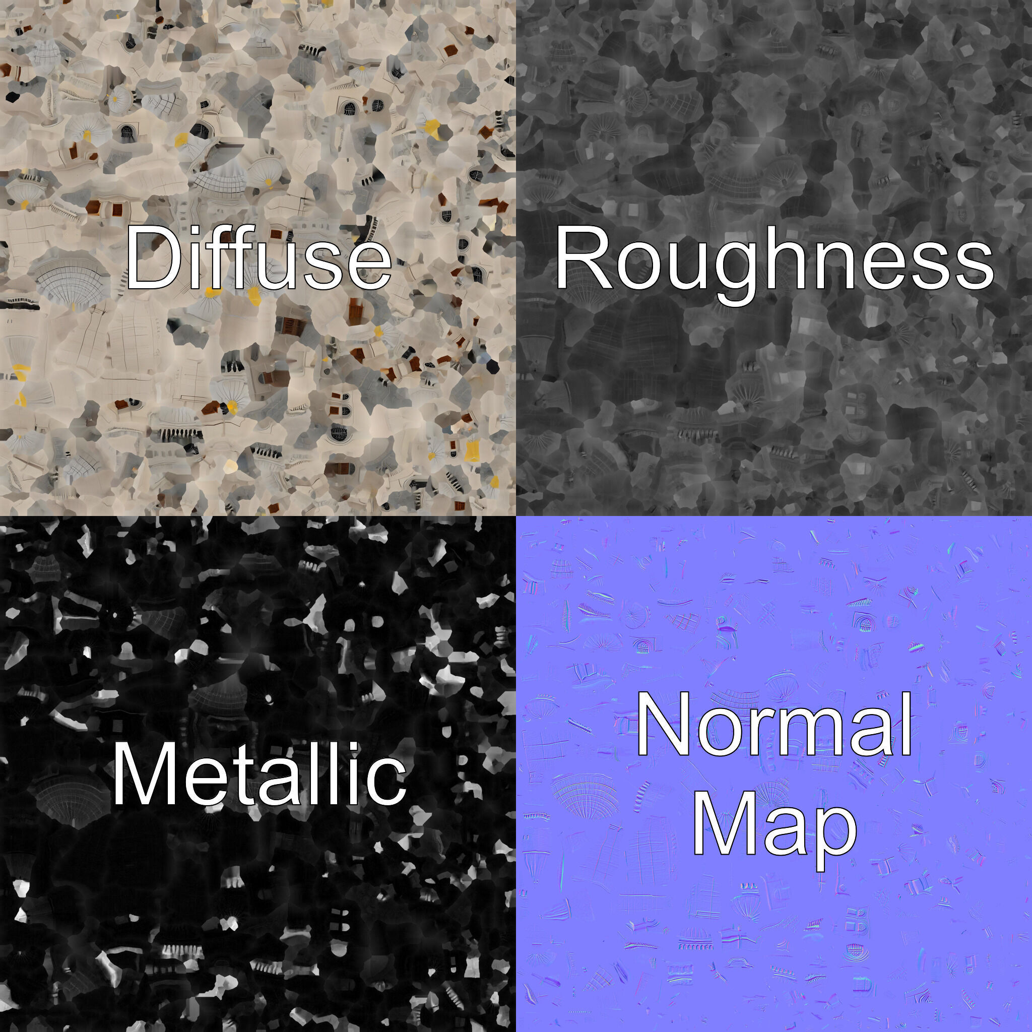 Majestic Mosque with Minaret and Dome model pack Low-poly 3D model_1