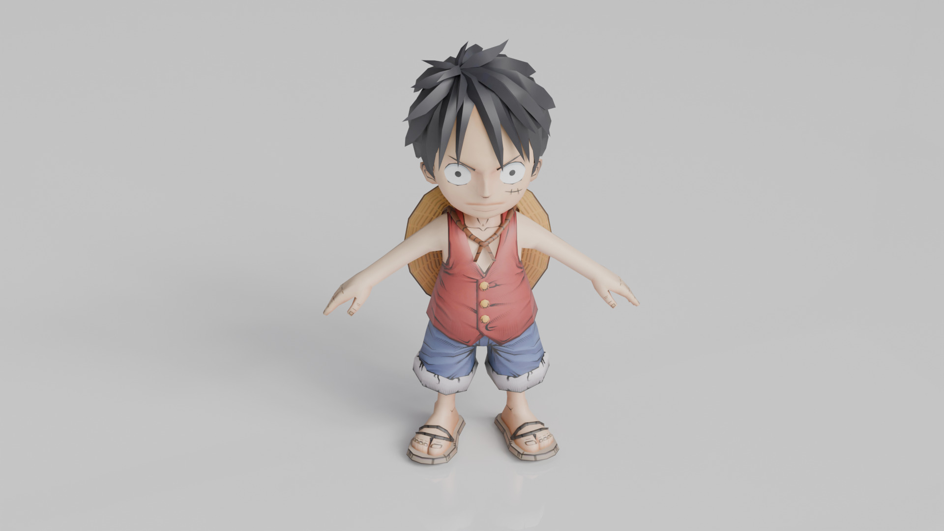 3D Printable Luffy Figurine 3D print model_8