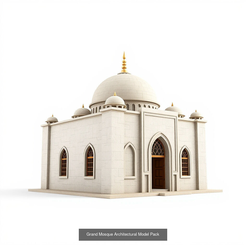Elegant Mosque Models Collection _9
