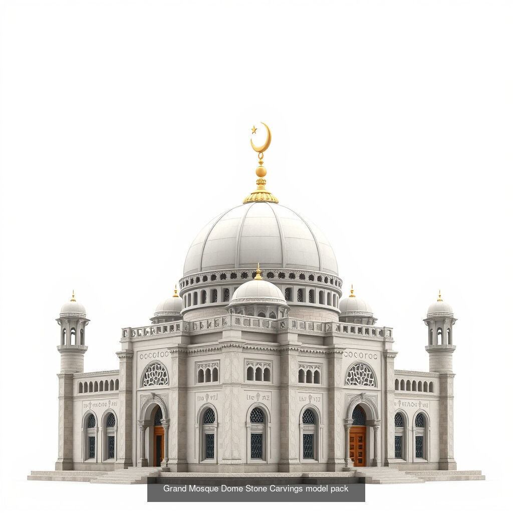 Elegant Mosque Models Collection _15