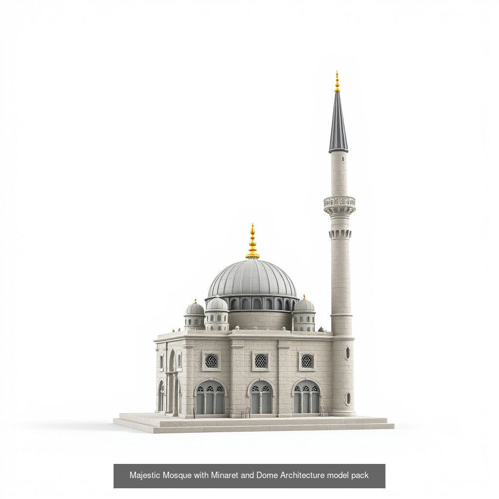 Elegant Mosque Models Collection _7