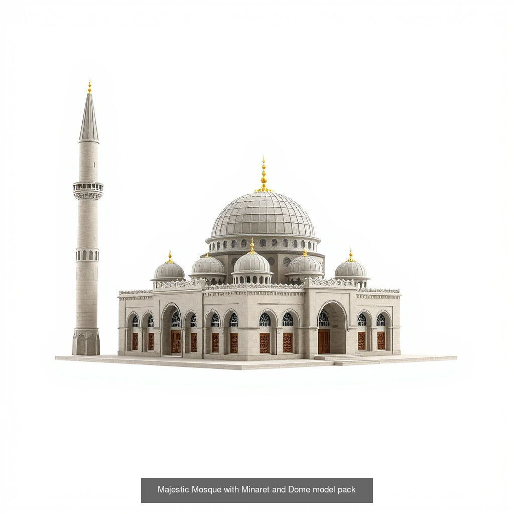 Elegant Mosque Models Collection _13