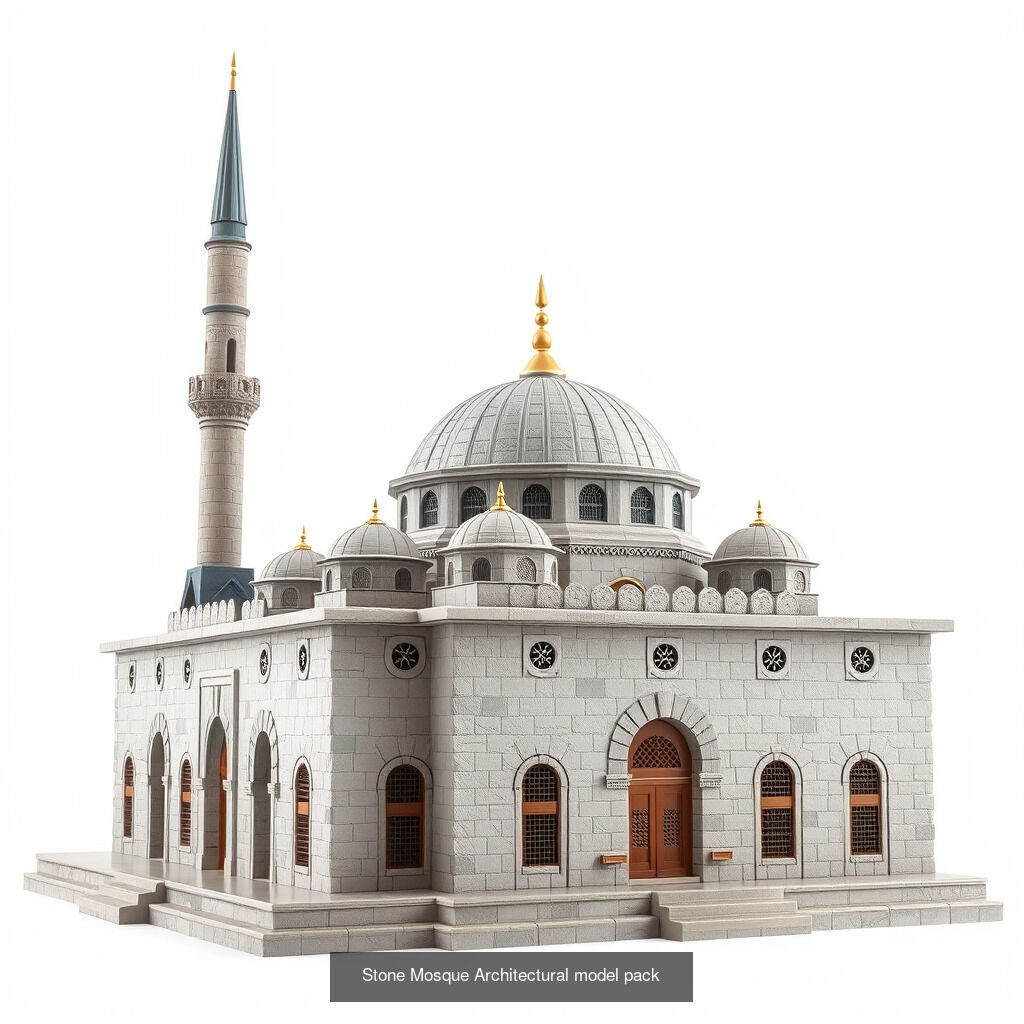 Elegant Mosque Models Collection _14