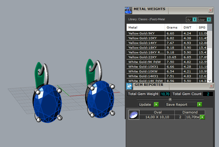 Ring and Earrings set 30195 3D print model_9