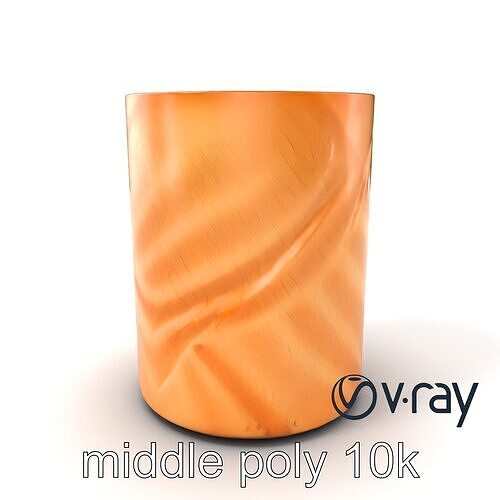 Rustic Symmetrical Candle Holder model pack Low-poly 3D model