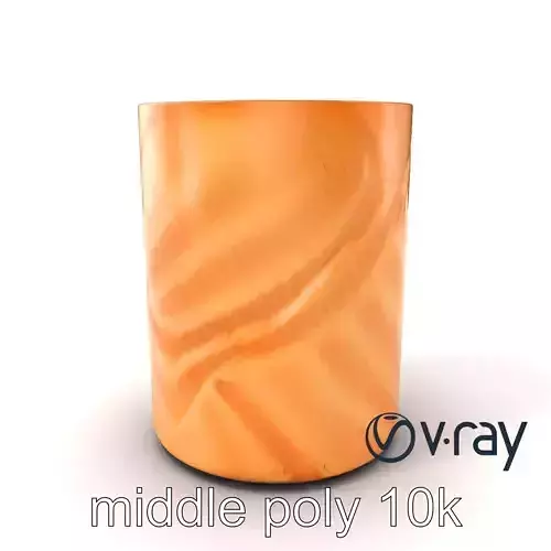 Rustic Symmetrical Candle Holder model pack