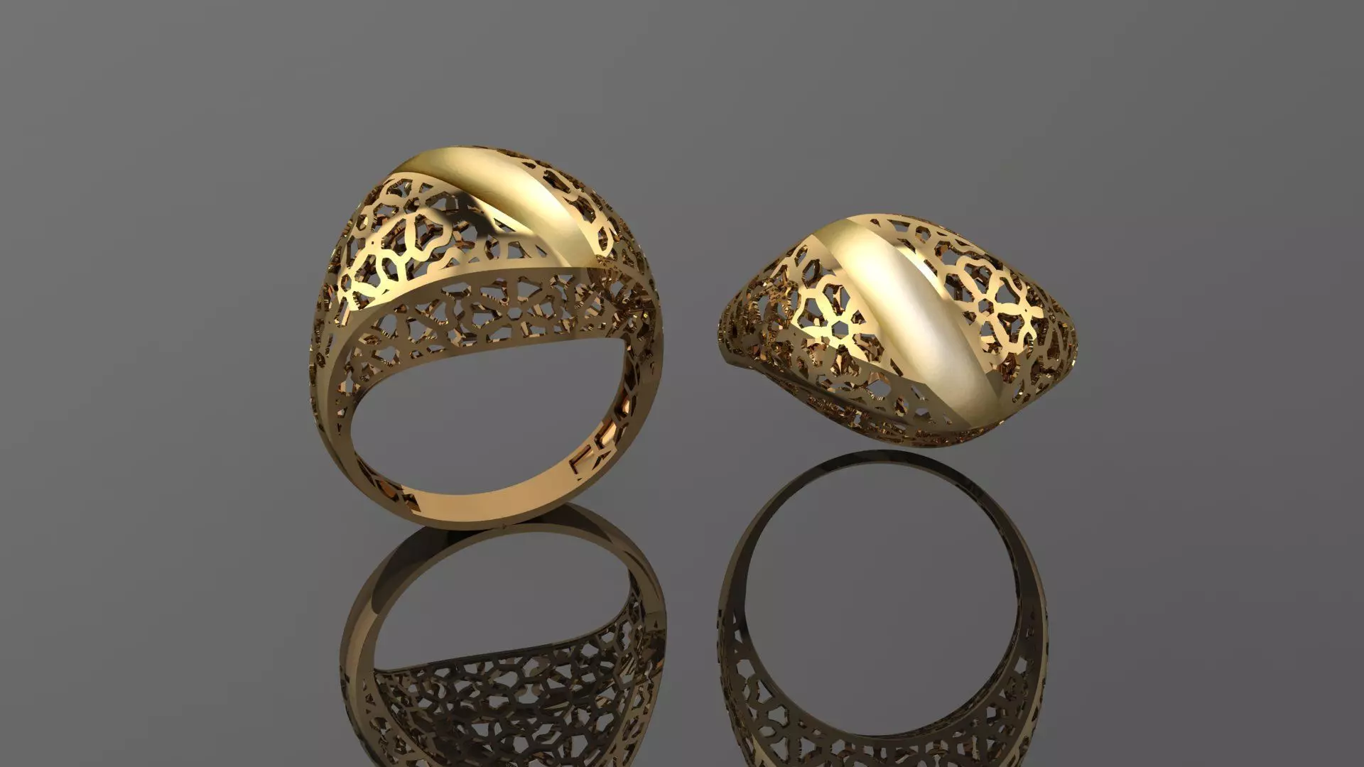 49 turkey paper casting rings stl  3D print model_0