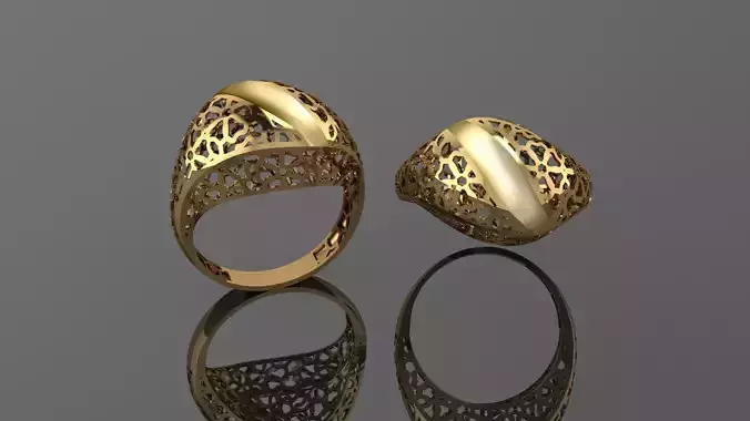 49 turkey paper casting rings stl 