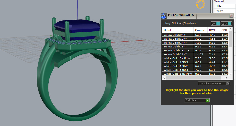 Ring and Earrings set 67457 3D print model_11