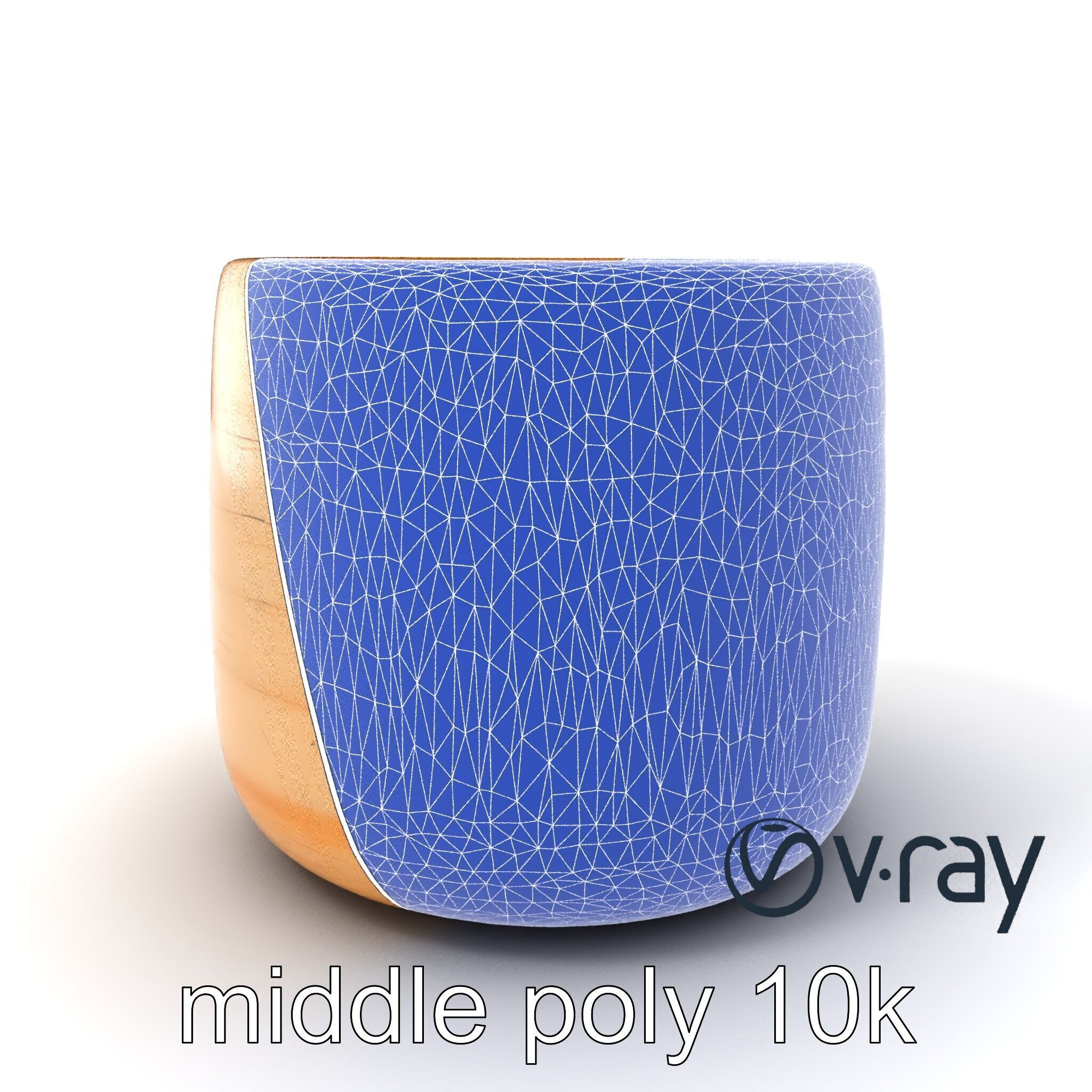 Rustic Symmetrical Candle Holder model pack Low-poly 3D model_4