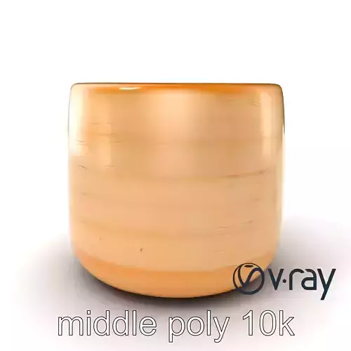 Rustic Symmetrical Candle Holder model pack