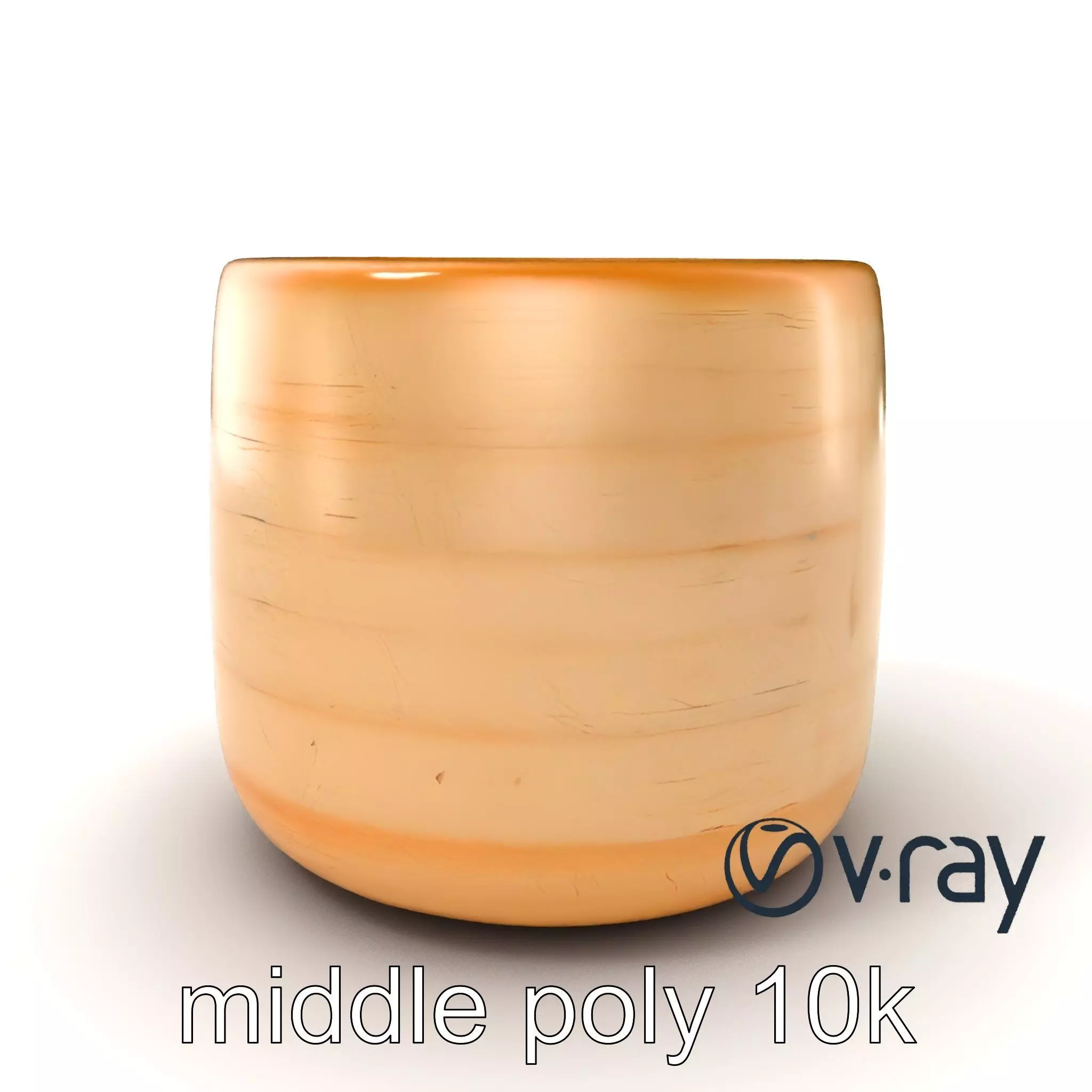 Rustic Symmetrical Candle Holder model pack Low-poly 3D model_0