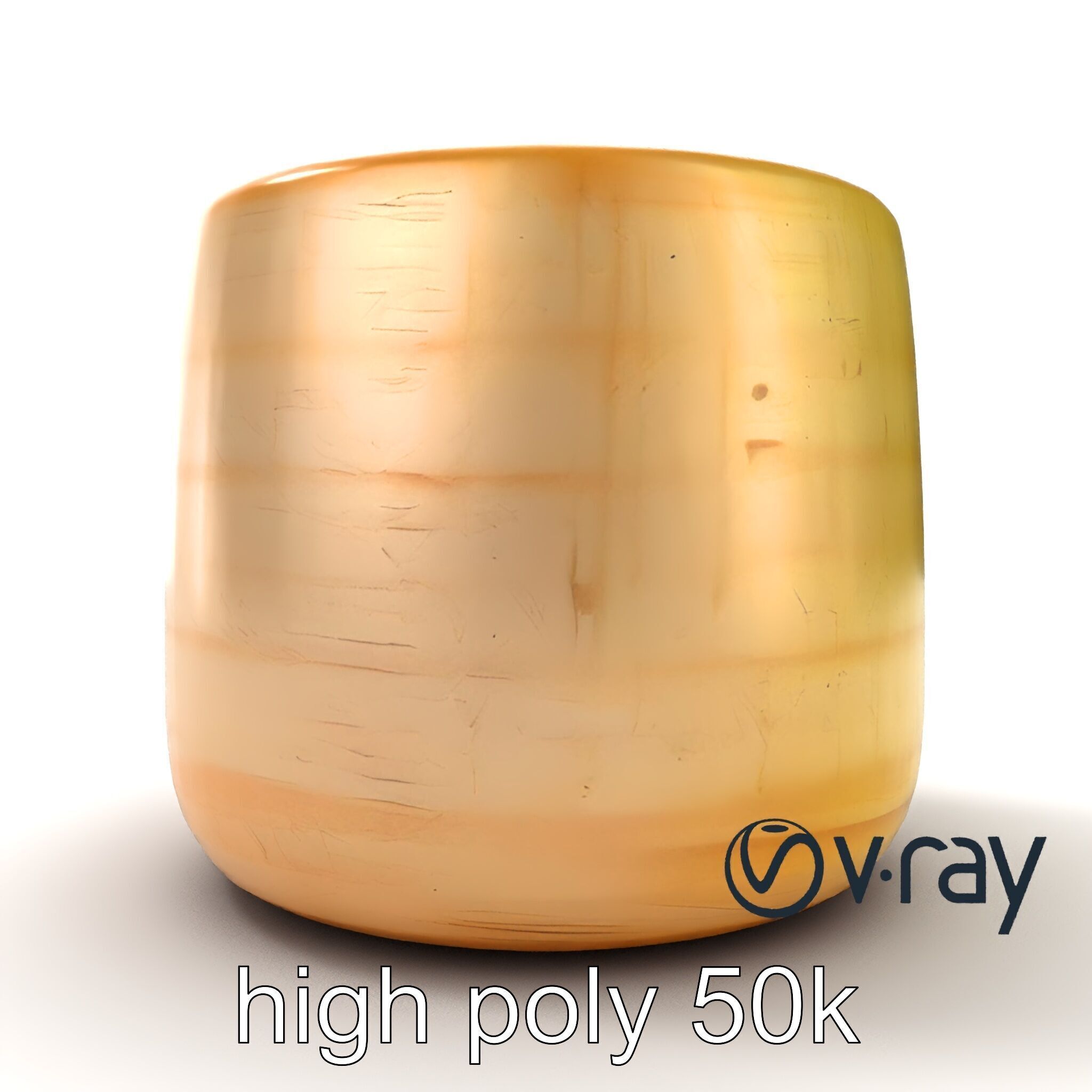 Rustic Symmetrical Candle Holder model pack Low-poly 3D model_31