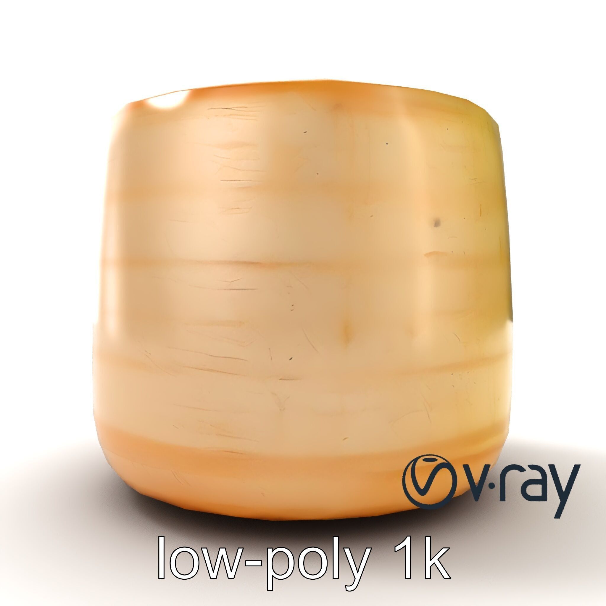 Rustic Symmetrical Candle Holder model pack Low-poly 3D model_19