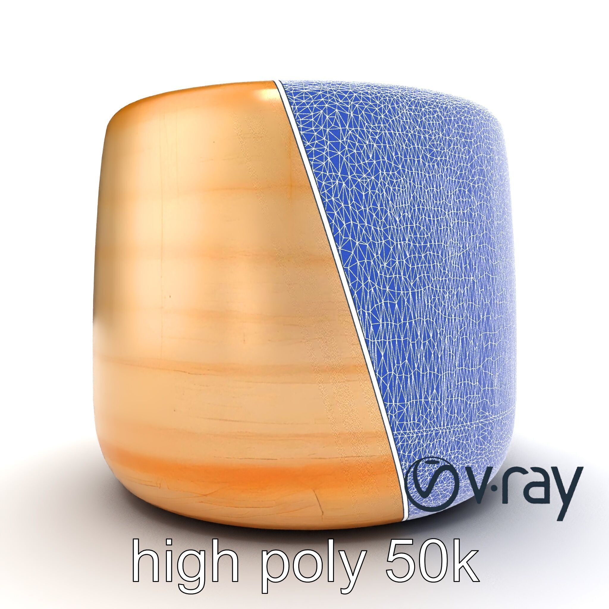 Rustic Symmetrical Candle Holder model pack Low-poly 3D model_21