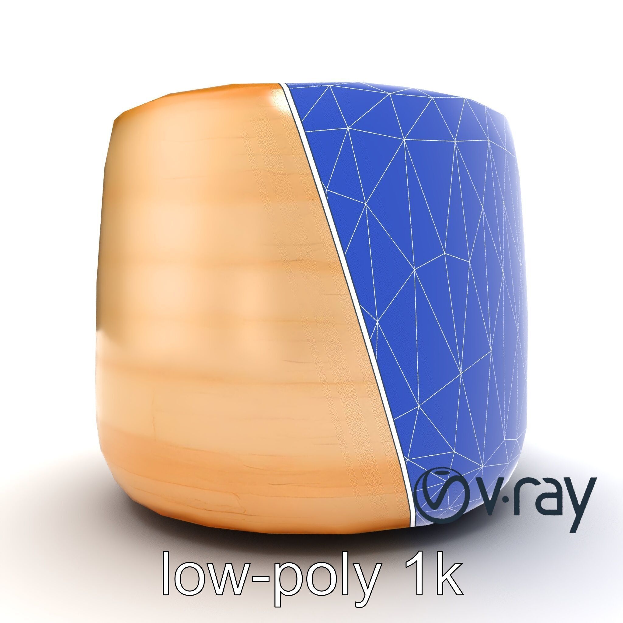 Rustic Symmetrical Candle Holder model pack Low-poly 3D model_22