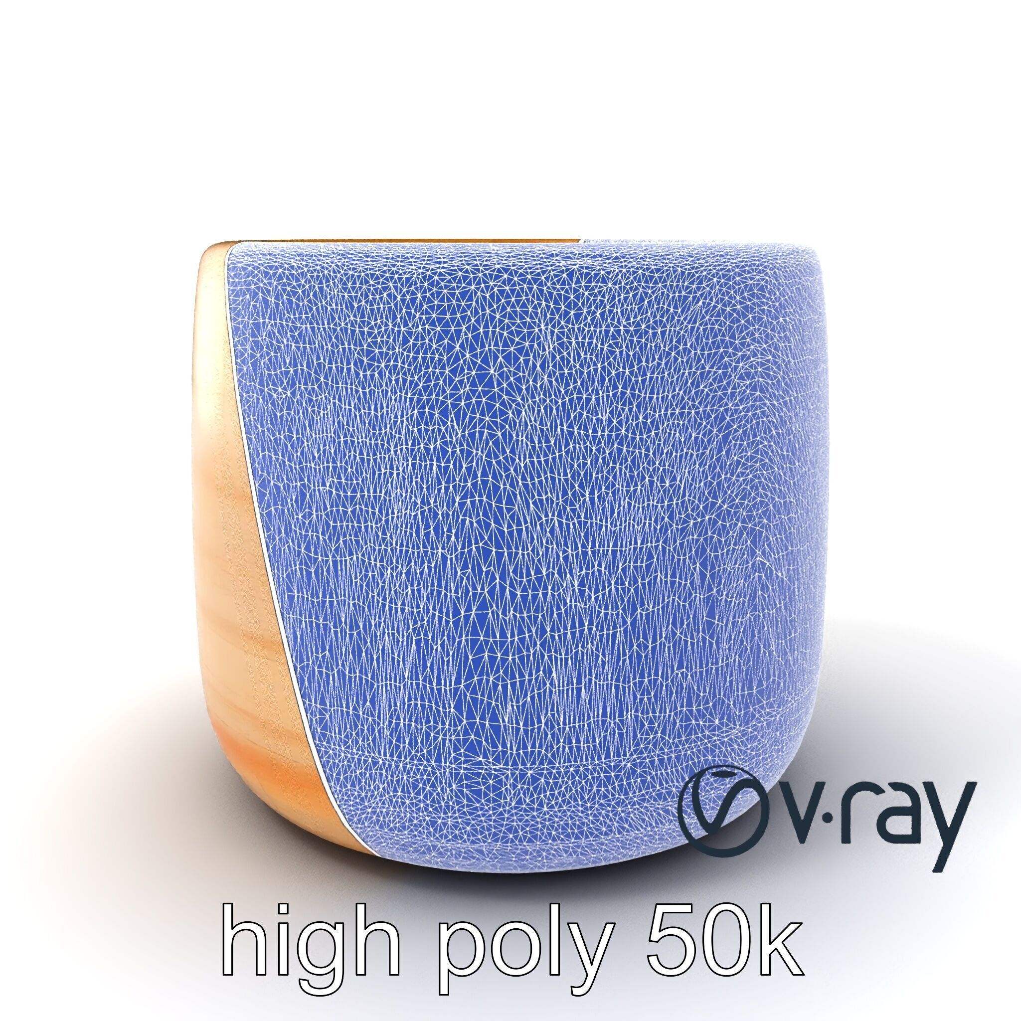 Rustic Symmetrical Candle Holder model pack Low-poly 3D model_25