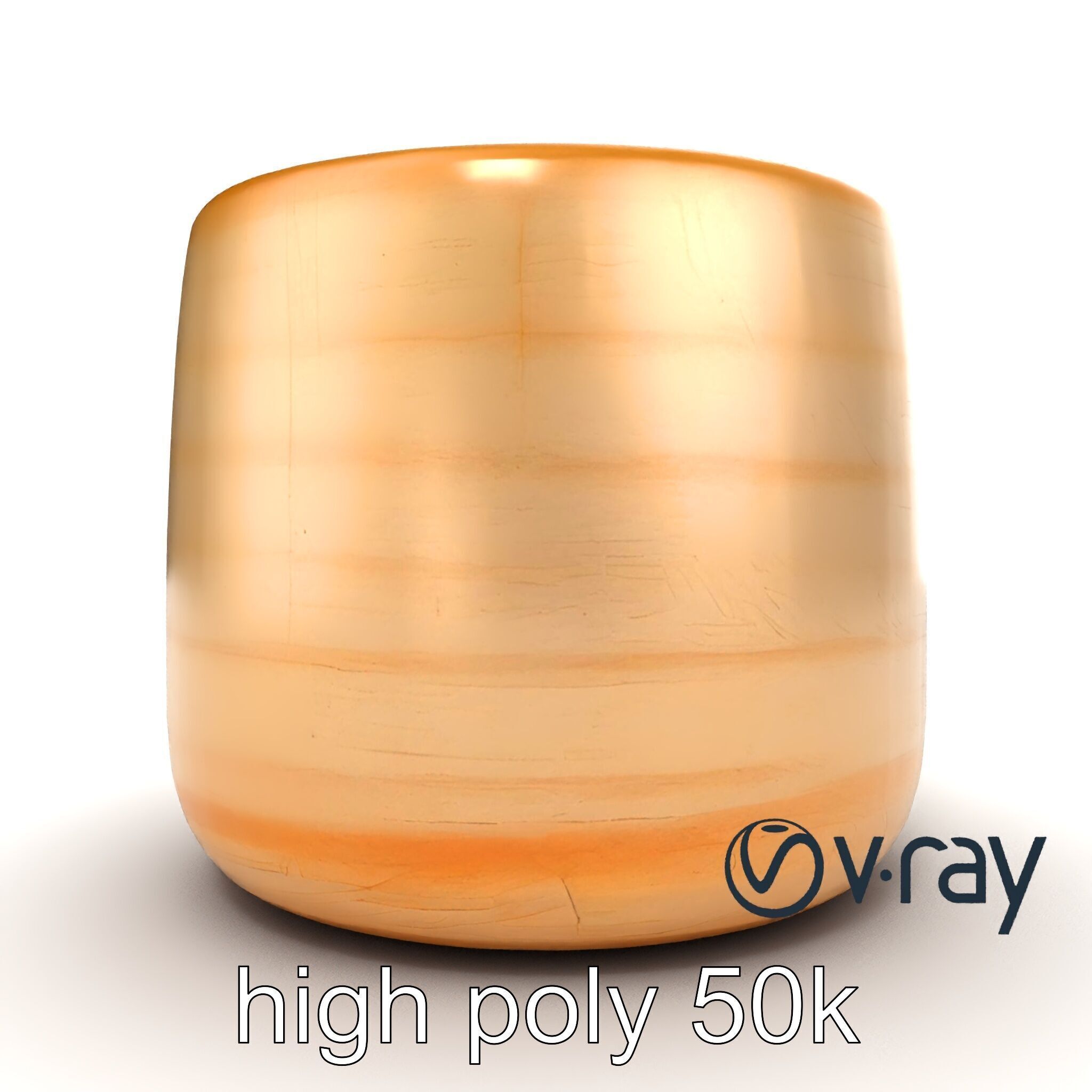 Rustic Symmetrical Candle Holder model pack Low-poly 3D model_13