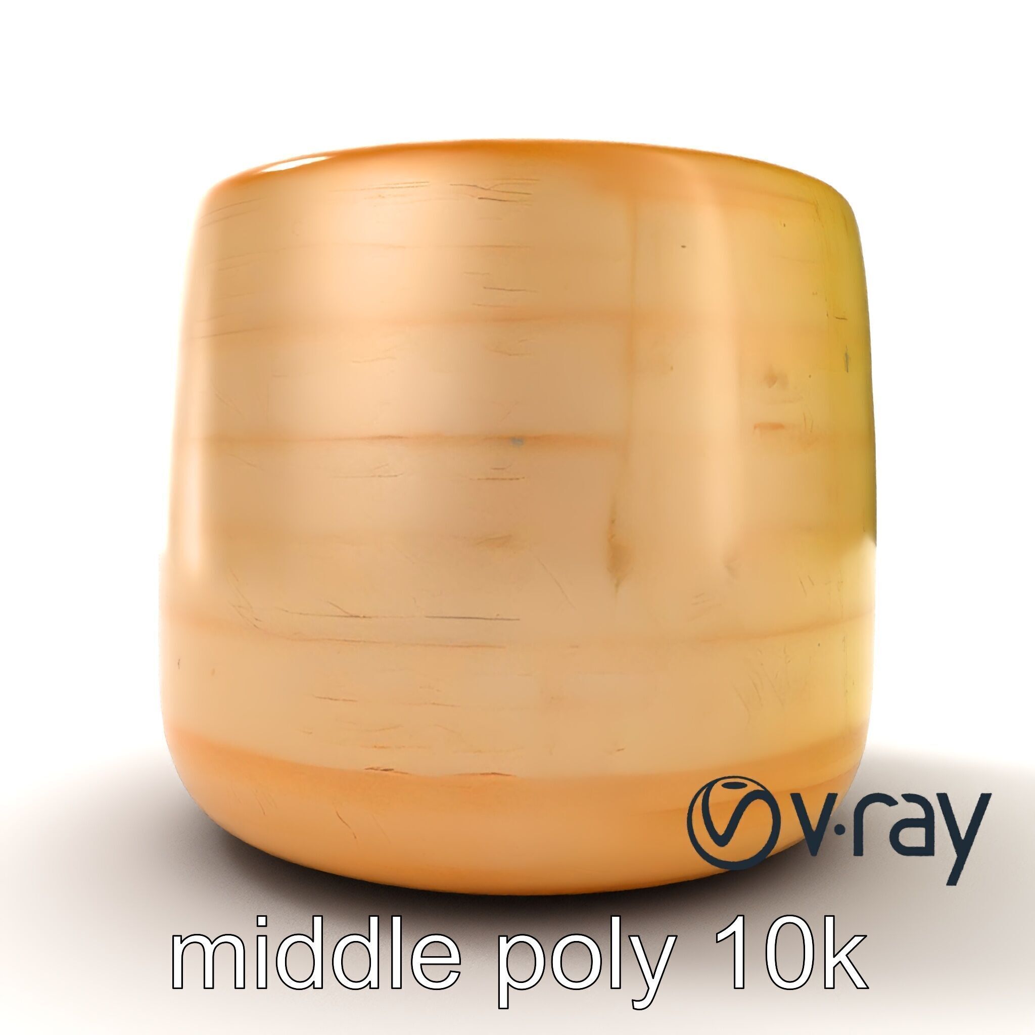 Rustic Symmetrical Candle Holder model pack Low-poly 3D model_20