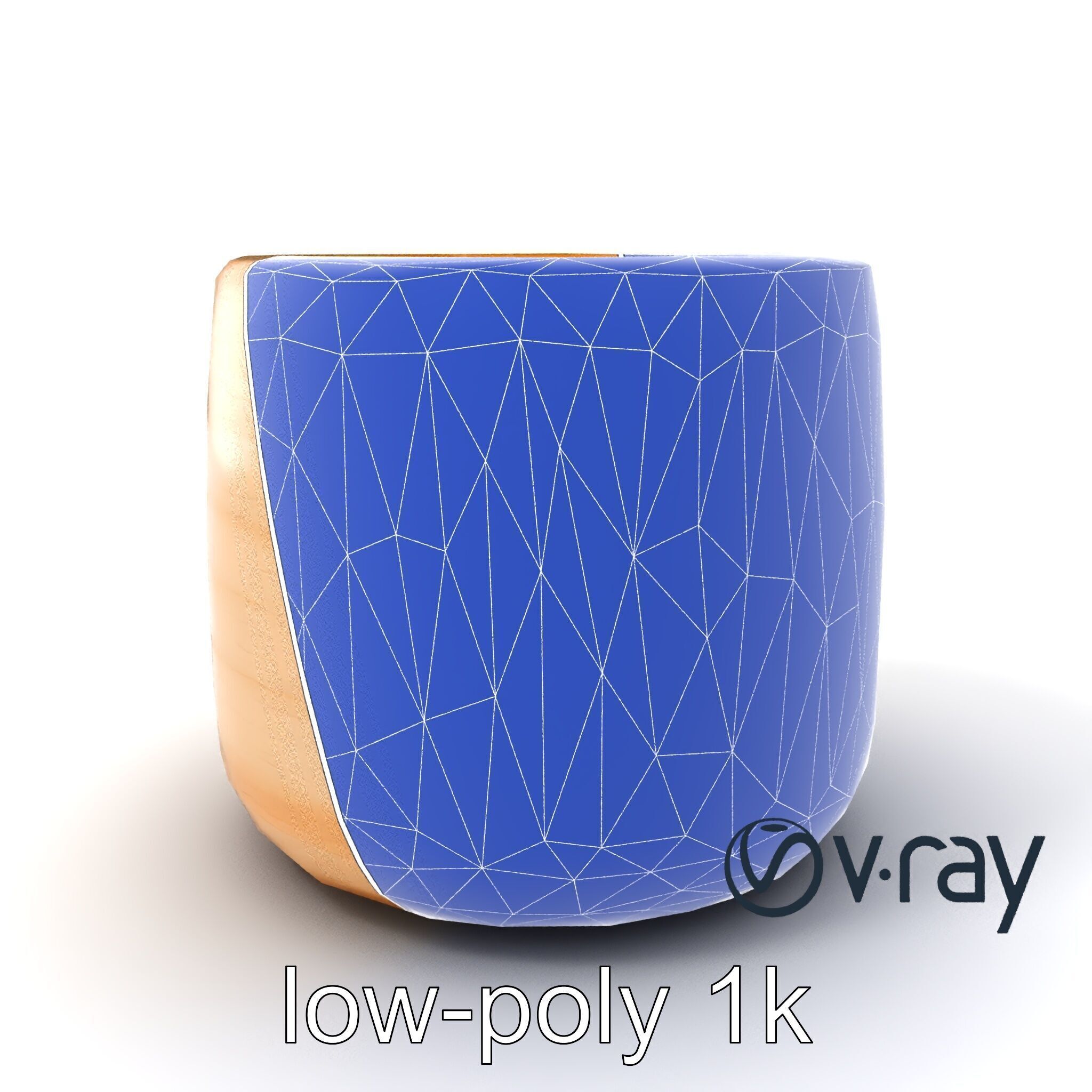 Rustic Symmetrical Candle Holder model pack Low-poly 3D model_5