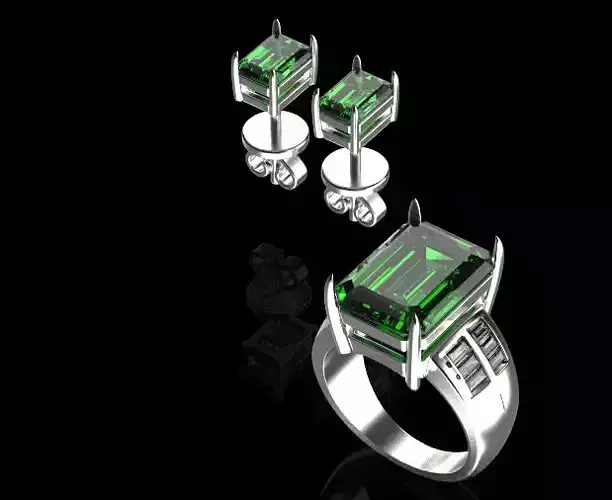 Ring and Studs  set 66212