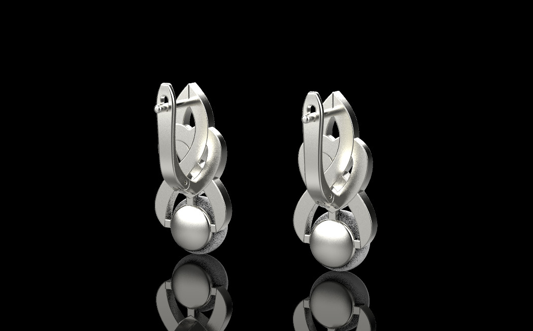 Ring and Earrings set 65958 3D print model_4