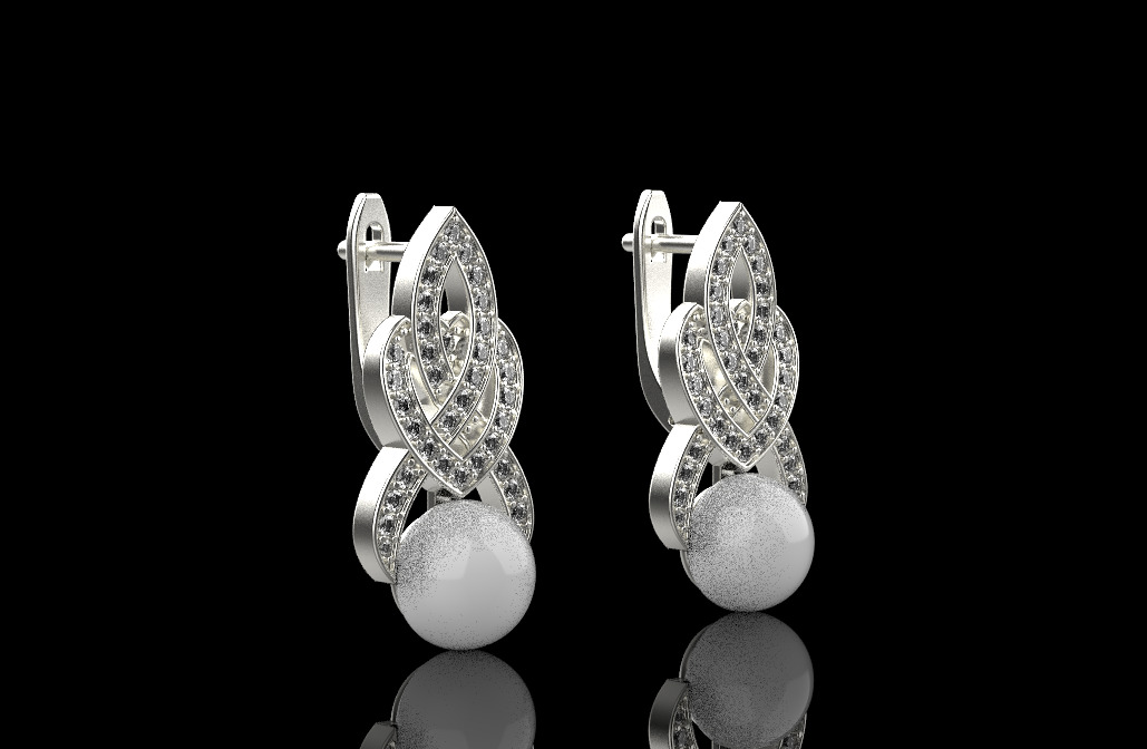Ring and Earrings set 65958 3D print model_3