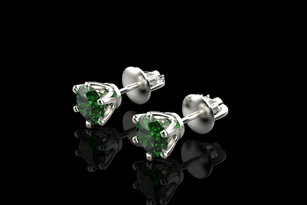 Ring and Studs 65894 3D print model_7