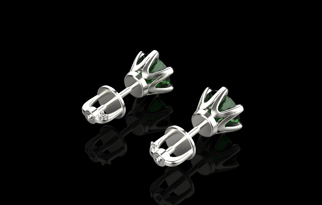 Ring and Studs 65894 3D print model_1