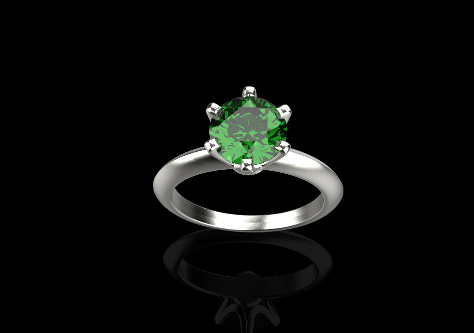 Ring and Studs 65894 3D print model_2