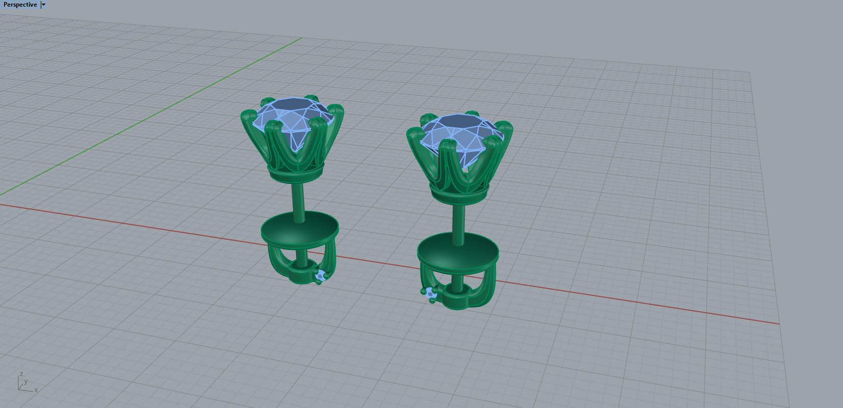 Ring and Studs 65894 3D print model_11