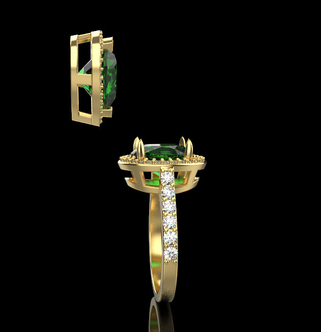 Ring and Pendant 65767 3D print model_5