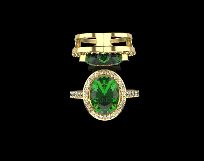 Ring and Pendant 65767 3D print model_3