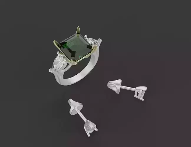 Ring and Studs set 61260