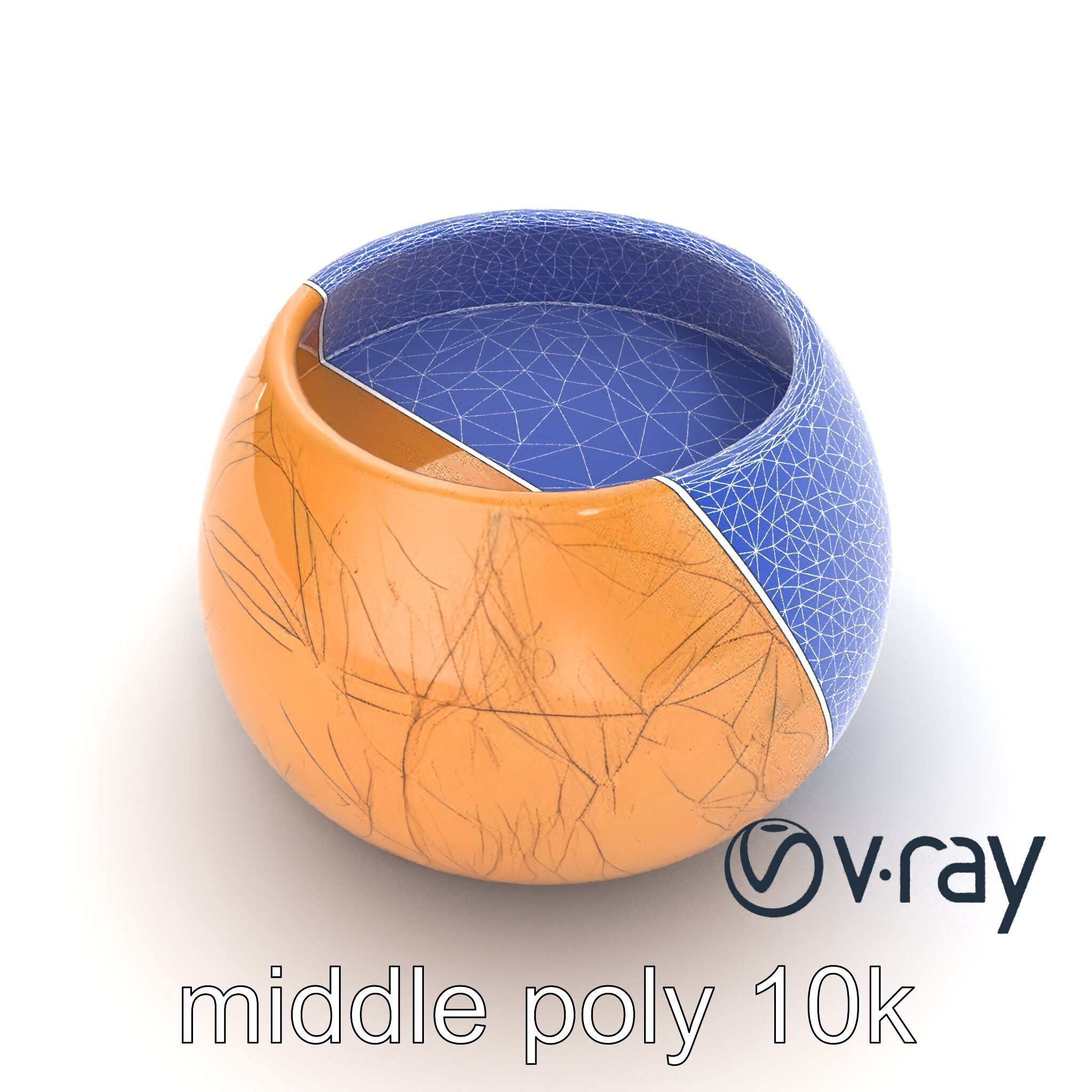 Symmetrical Candle Holder Decorative Design model pack Low-poly 3D model_24