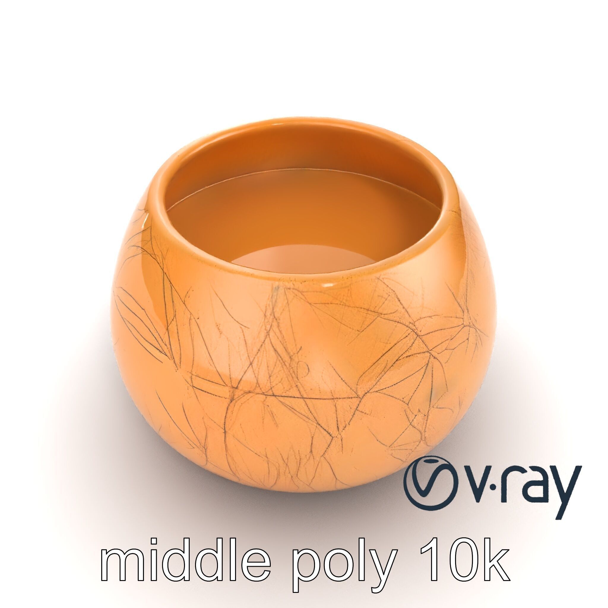 Symmetrical Candle Holder Decorative Design model pack Low-poly 3D model_7