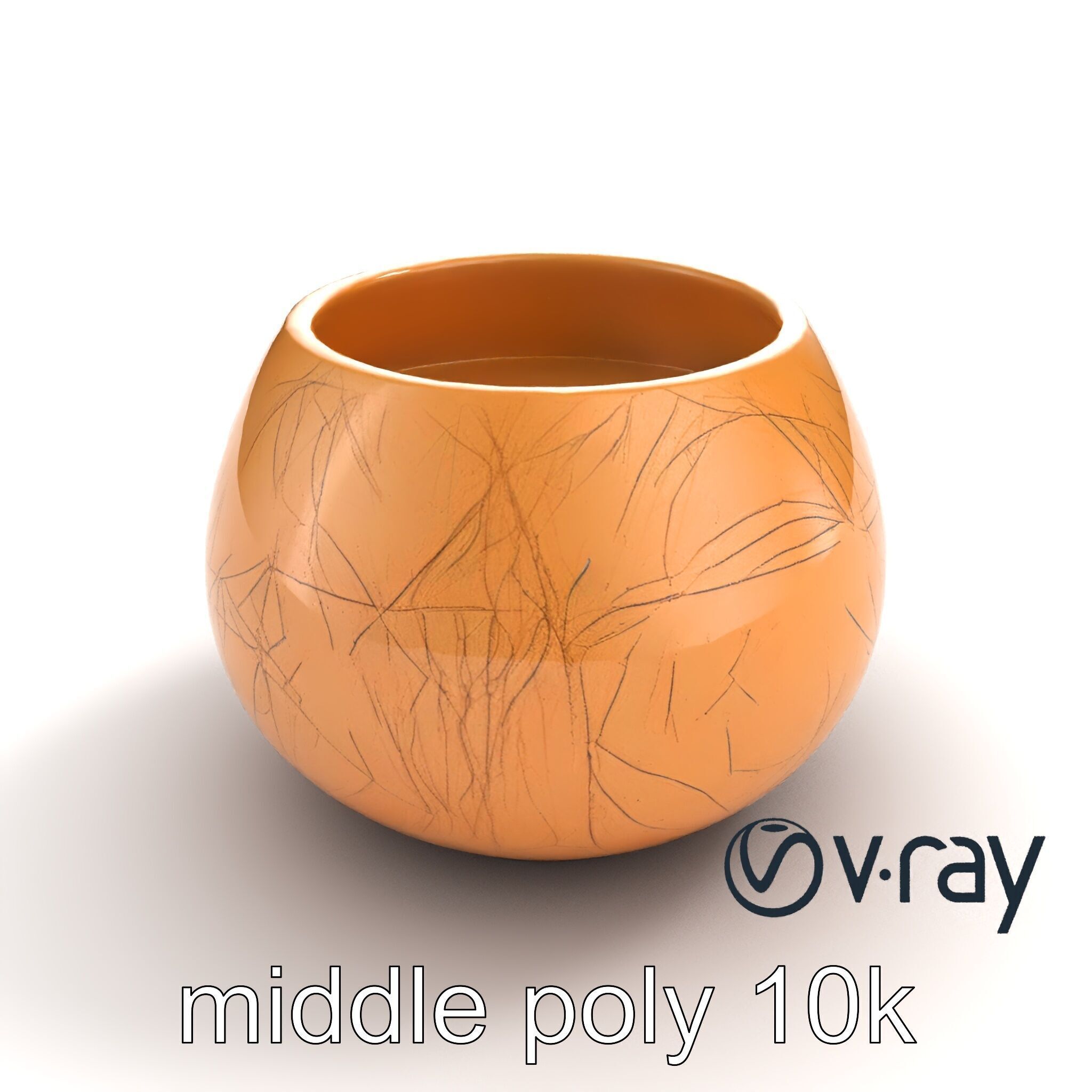 Symmetrical Candle Holder Decorative Design model pack Low-poly 3D model_4