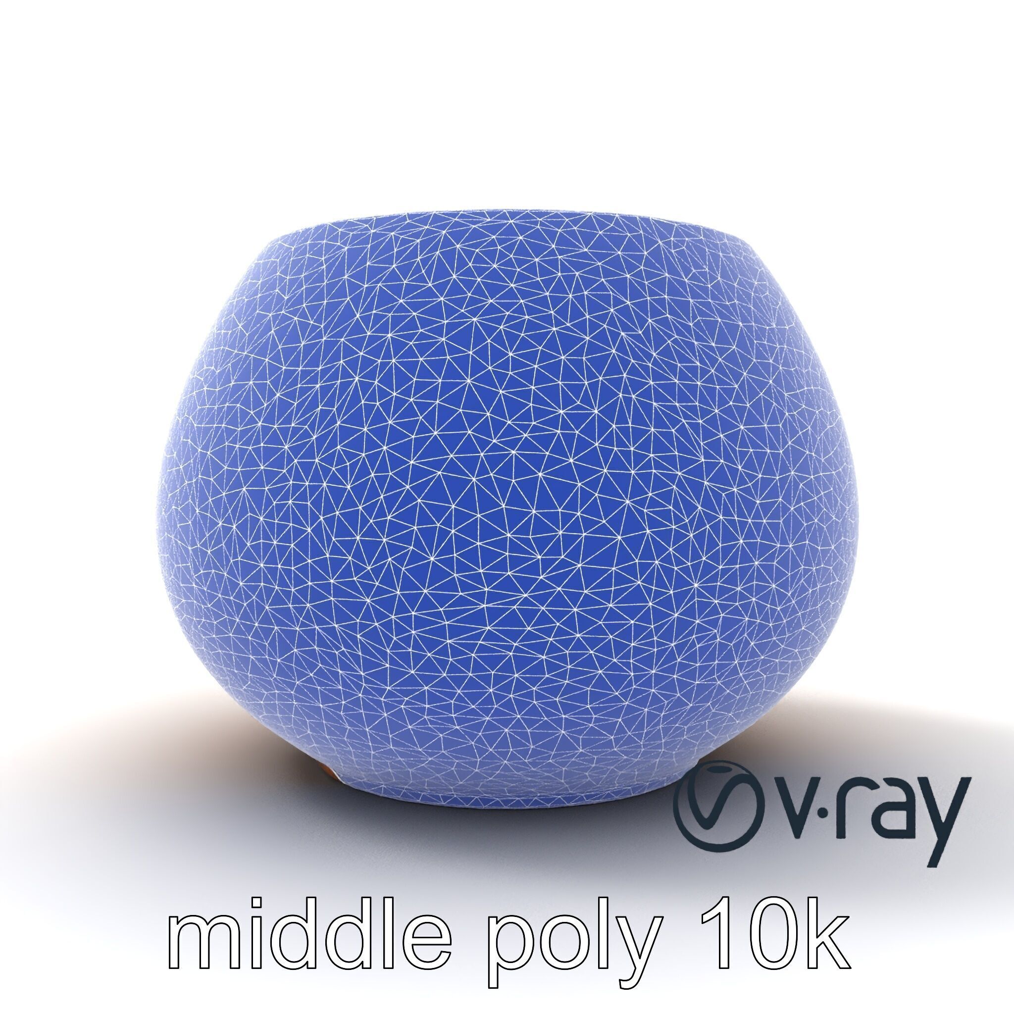 Symmetrical Candle Holder Decorative Design model pack Low-poly 3D model_22