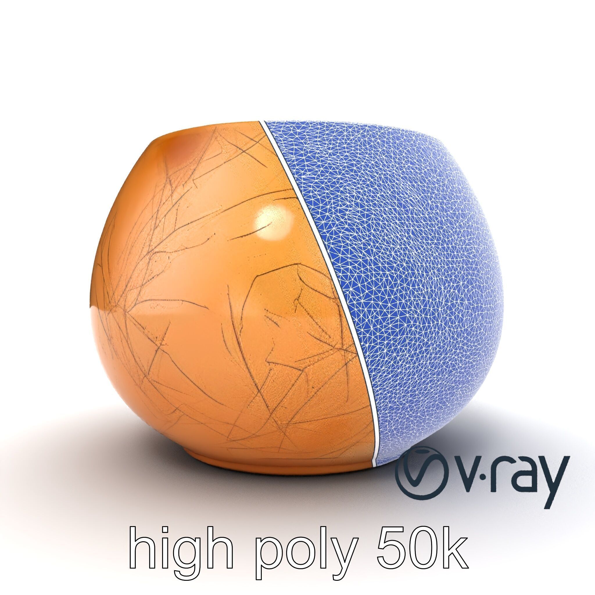 Symmetrical Candle Holder Decorative Design model pack Low-poly 3D model_23