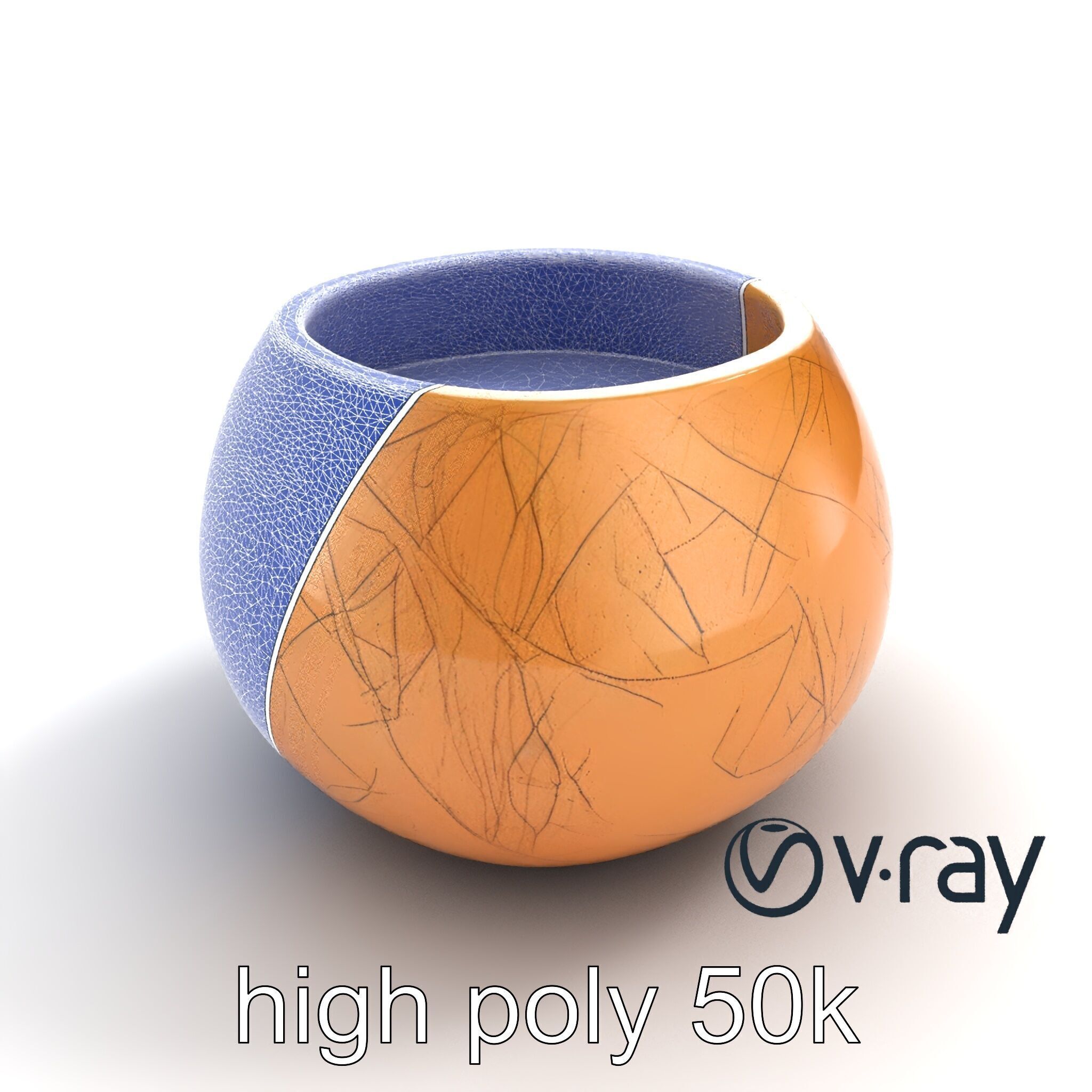 Symmetrical Candle Holder Decorative Design model pack Low-poly 3D model_28